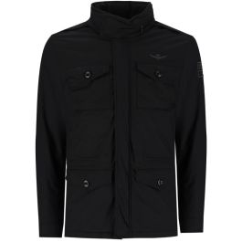 Aeronautica Militare Field Jacket Mens Blue/Black Aeronautica Militare Field Jacket Mens Blue/Black