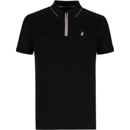pol1051b-polo-zip-golfer-blk-