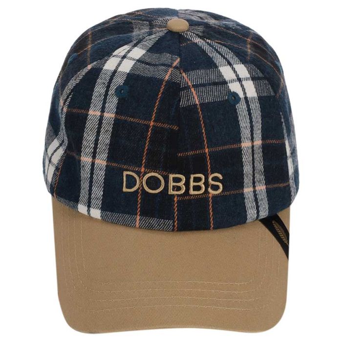 DBS10BL-DOBBS-PLAID-CAP-165BL-V1