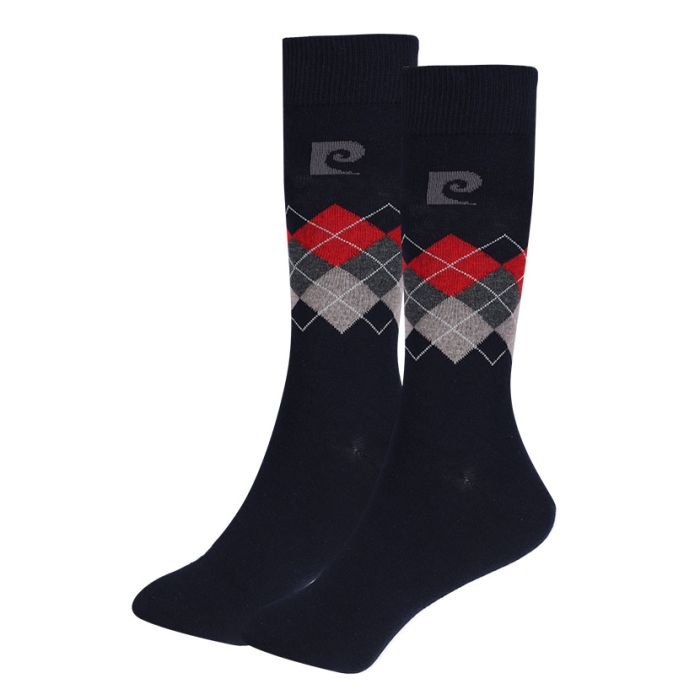 PC147N-PIERRE-CARDIN-TRIPLE-ARGYLE-SOCKS-NAVY-PC-V1