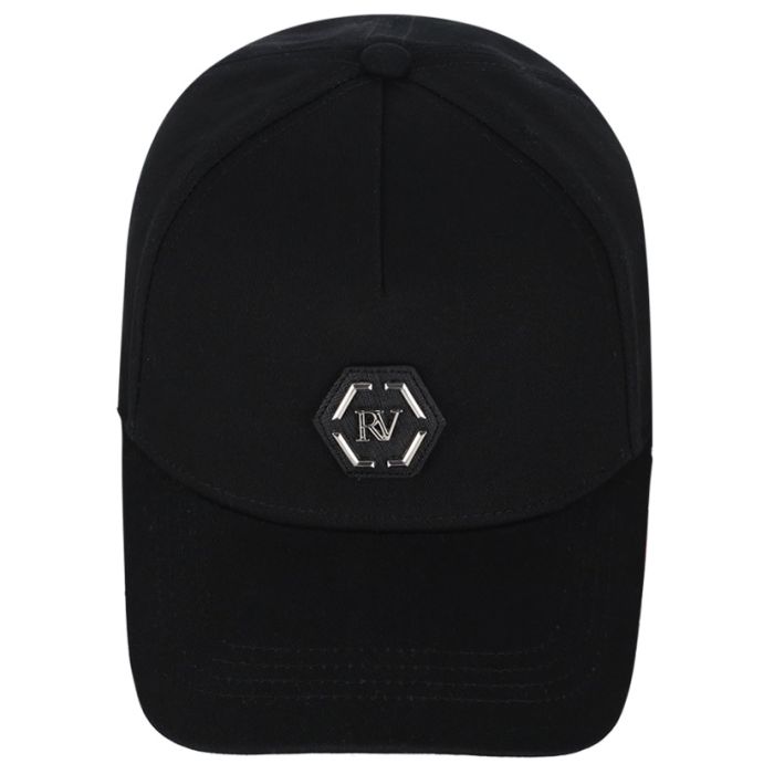 RBV166B-ROBERTO-VINO-LOGO-CAP-BLK-RV-CAP-13-V1