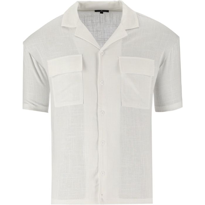 CAN111W-CANTARELLI-CTTN-LINEN-WHT-39065SHRT-V1