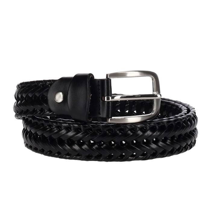 CAN23B-CANTARELLI-WEAVED-LTH-BELT-BLK-DEV4724-V1