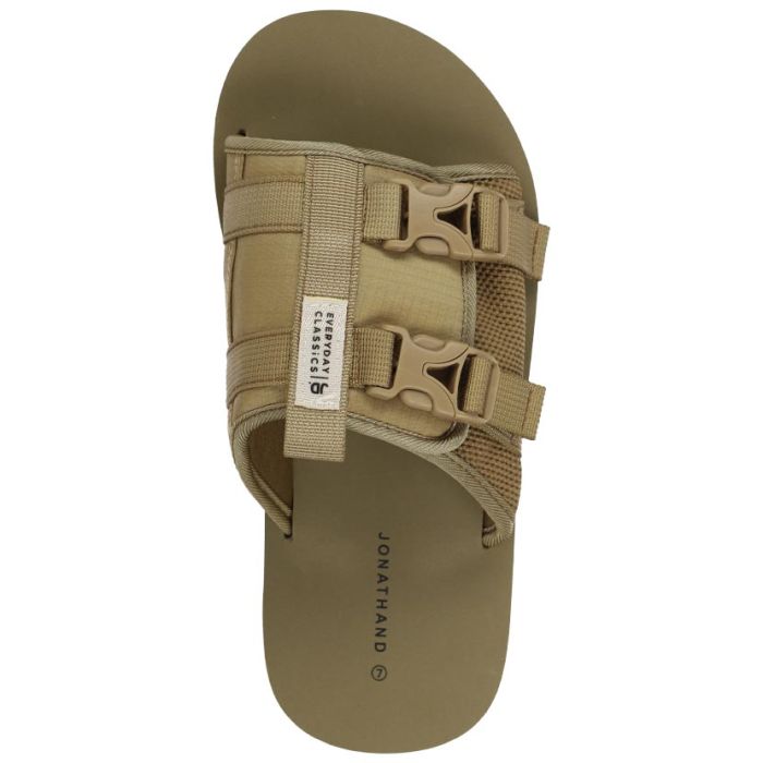 Jonathan D Buckle Sandal Mens Olive | John Craig