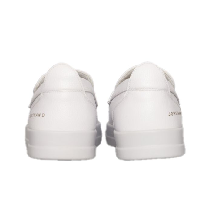 Jonathan D Tassle Slip On Pebble Shoes Mens Black/White John Craig