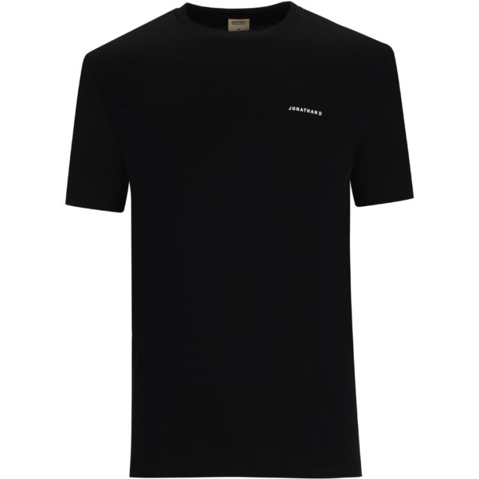 Jonathan D Regular Fit Crewneck T-shirt Mens Black|John Craig