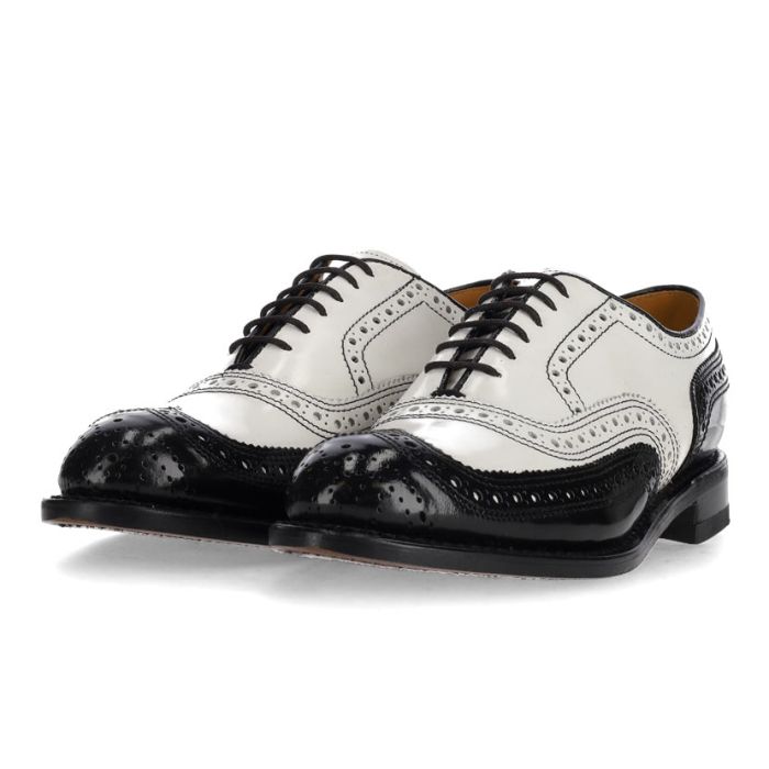 Oxford Two Tone Black And White Shoes Dandy Men's Vintage Cap Toe