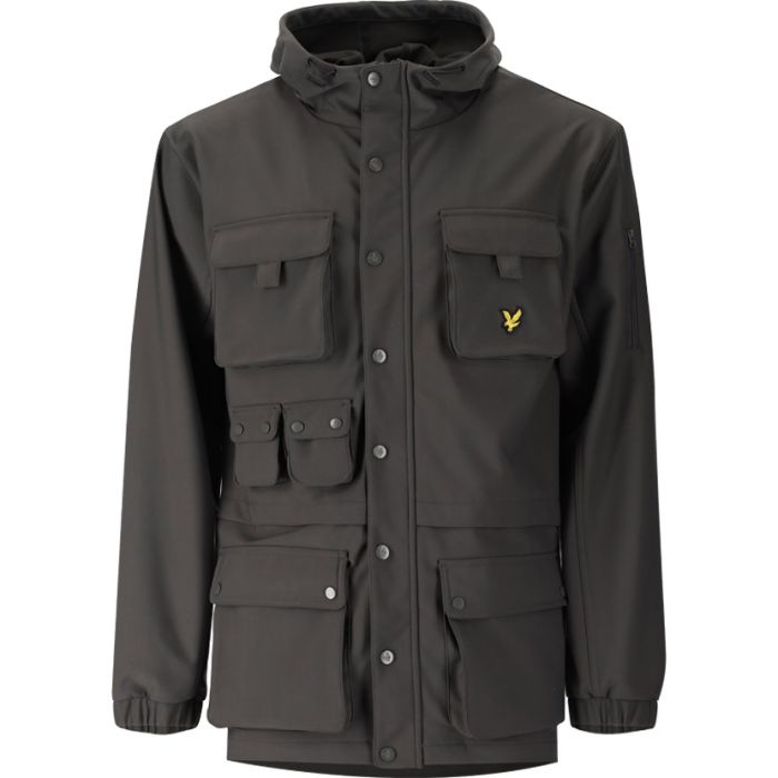 Lyle & Scott Multi Pocket Field Jacket Mens Gun Metal|John Craig
