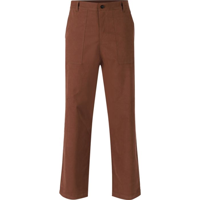 Lyle & Scott Top Stitched Chinos Mens Chocolate|John Craig