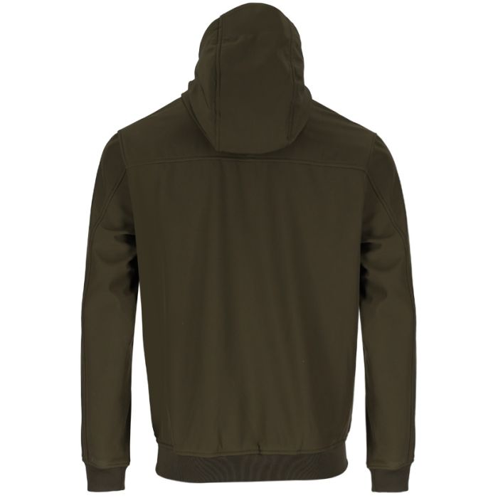 Lyle Scott Fleece Sofshell Jacket Mens Olive John Craig