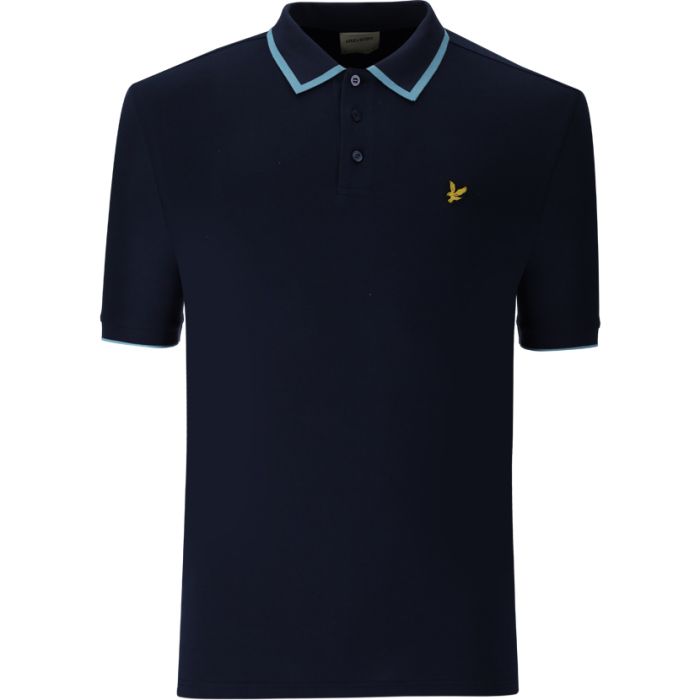 LST96DB-LYLE-SCOTT-TIPPED-COLLAR-GLF-DRSBLU-LS-AW26-0019A-V1
