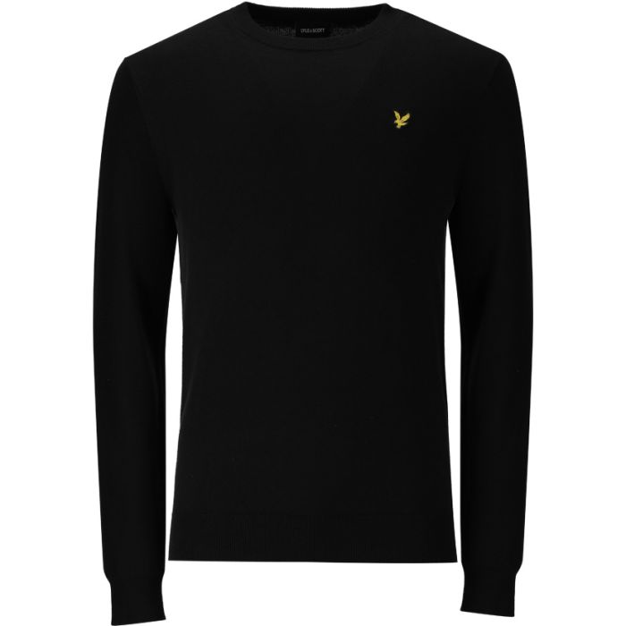 LST98B-LYLE-SCOTT-CLSC-MERINO-BLK-LS-AW26-0006A-V1