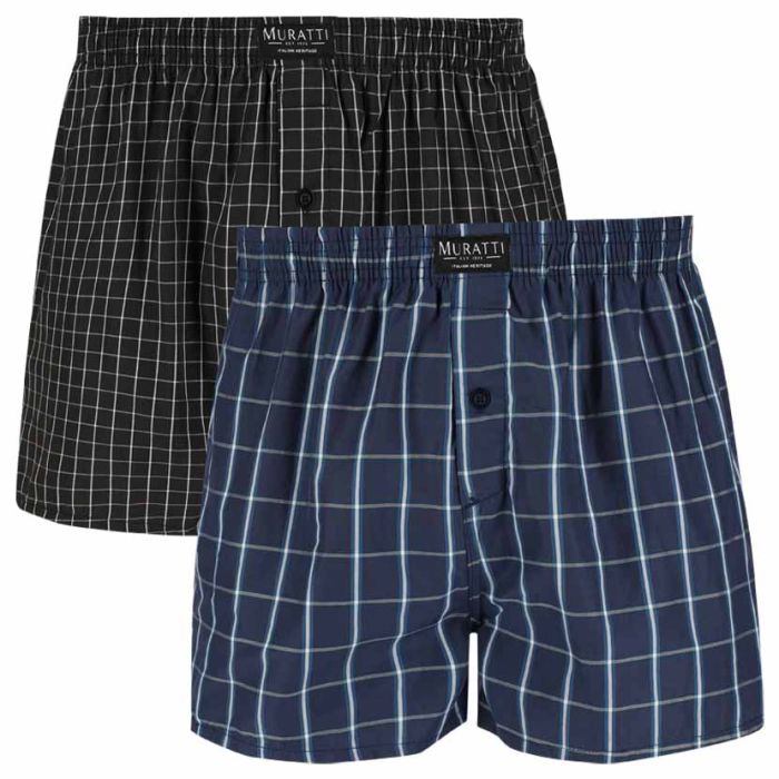 MUR390B-MURATTI-STRP-CHECK-BOXER-SHORTS-BLK-MUR24-0001-V1