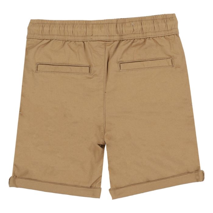 Murrati Elasticated Cord Shorts Kids Khaki | John Craig