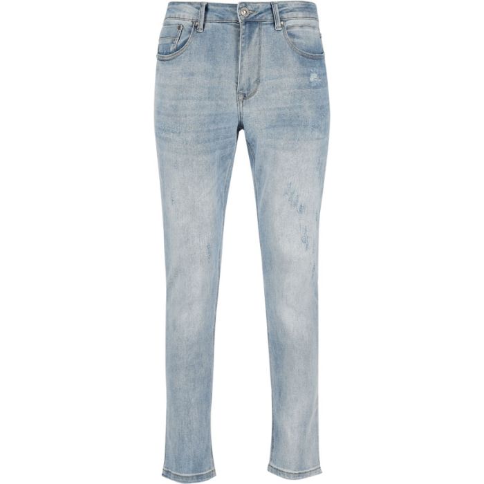 JINS×beams Muratti Tapered Denim Jeans Mens Light Wash|John Craig
