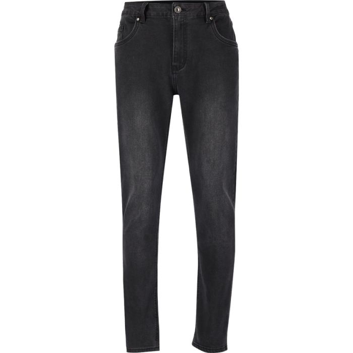 Muratti Coated Straight Leg Denim Jeans Mens Black|John Craig