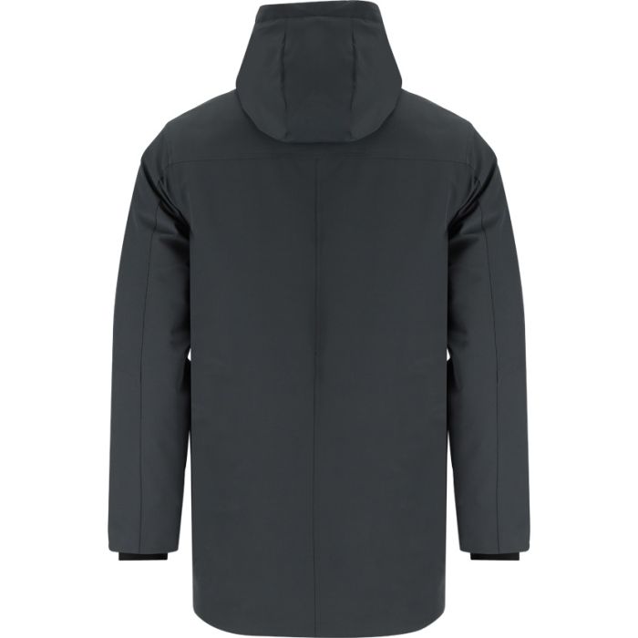 Muratti Mid Length Jacket With Concealed Plaque Mens Grey|John Craig