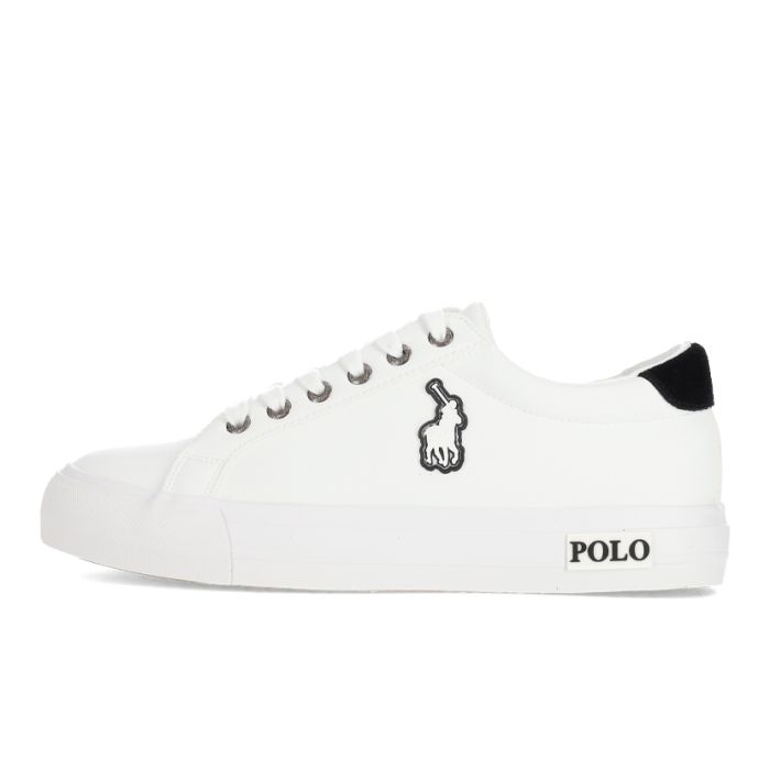 Polo Rubberised Sneaker for Men in White|John Craig