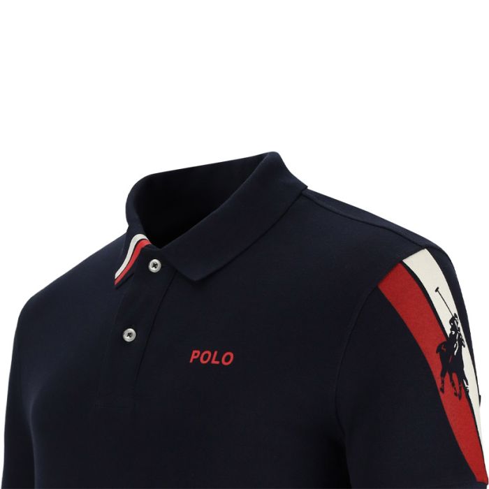 Polo Active Pony Golfer Mens Navy|John Craig