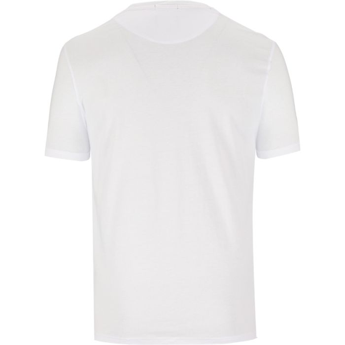 Polo Printed T-shirt Mens White|John Craig