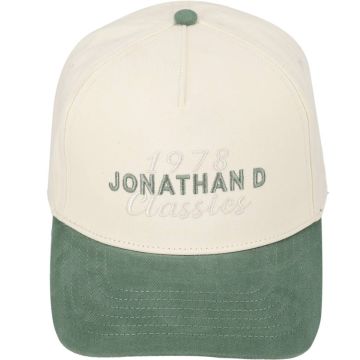 Jonathan D Two Tone Panel Peak Cap Sage