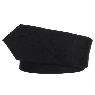 Muratti Black on Black Tie Paisley Black