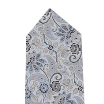 Muratti Floral Pocket Square Blue