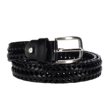 CAN23B-CANTARELLI-WEAVED-LTH-BELT-BLK-DEV4724-V1