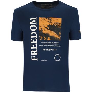 Jeep Fashion T-Shirt Mens Blue