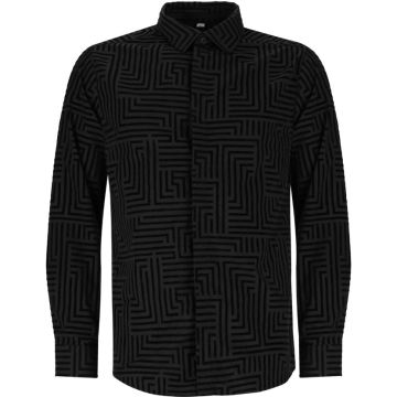 MUR481GB-MURATTI-SHRT-FLOCK-SHIRT-GRY-BLK-MU-SS24-0022A-V1