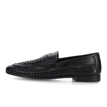 Muratti Ainsley Side Weave Loafer Mens Black
