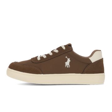 Polo Embroided Basic Sneaker Mens Brown