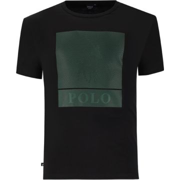 Polo Printed Graphic T-shirt Mens Black