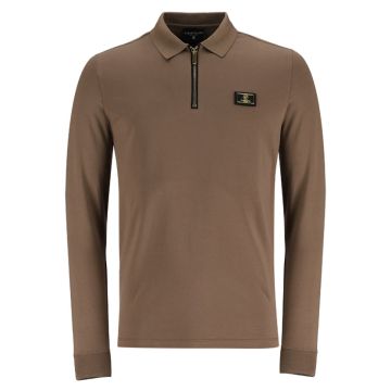 Roberto Vino Square Logo Golfer Mens Mocha