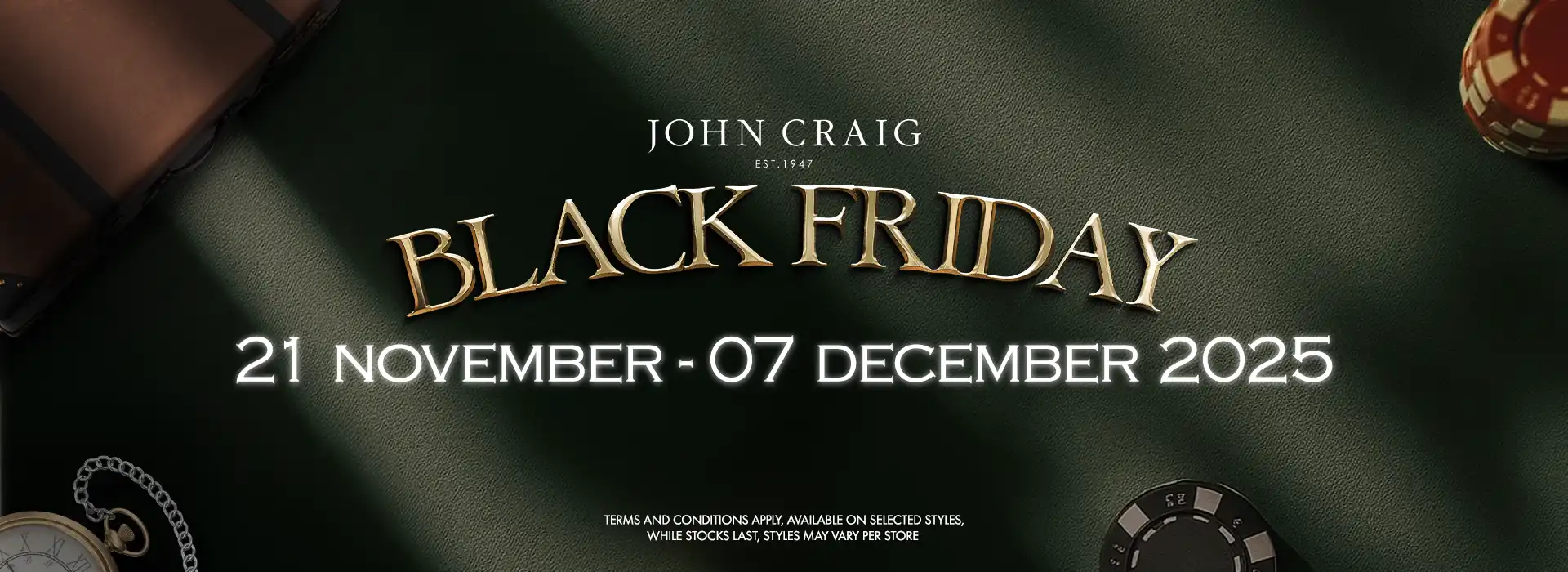 John Craig Black Friday